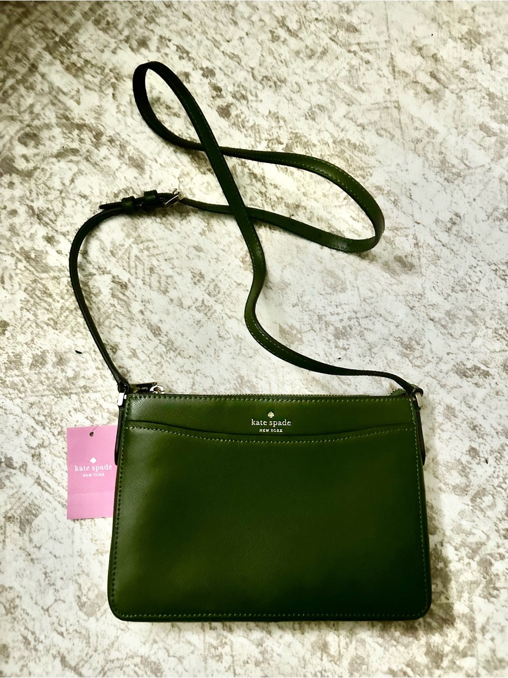 kate spade Green Leather Crossbody Bag